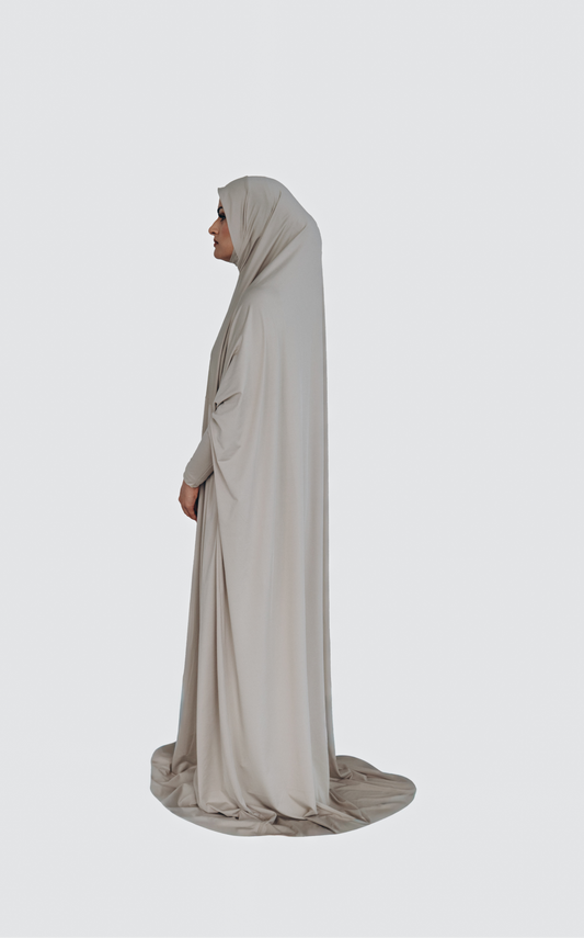 sage green full coverage prayer dress prayer clothing for muslim women